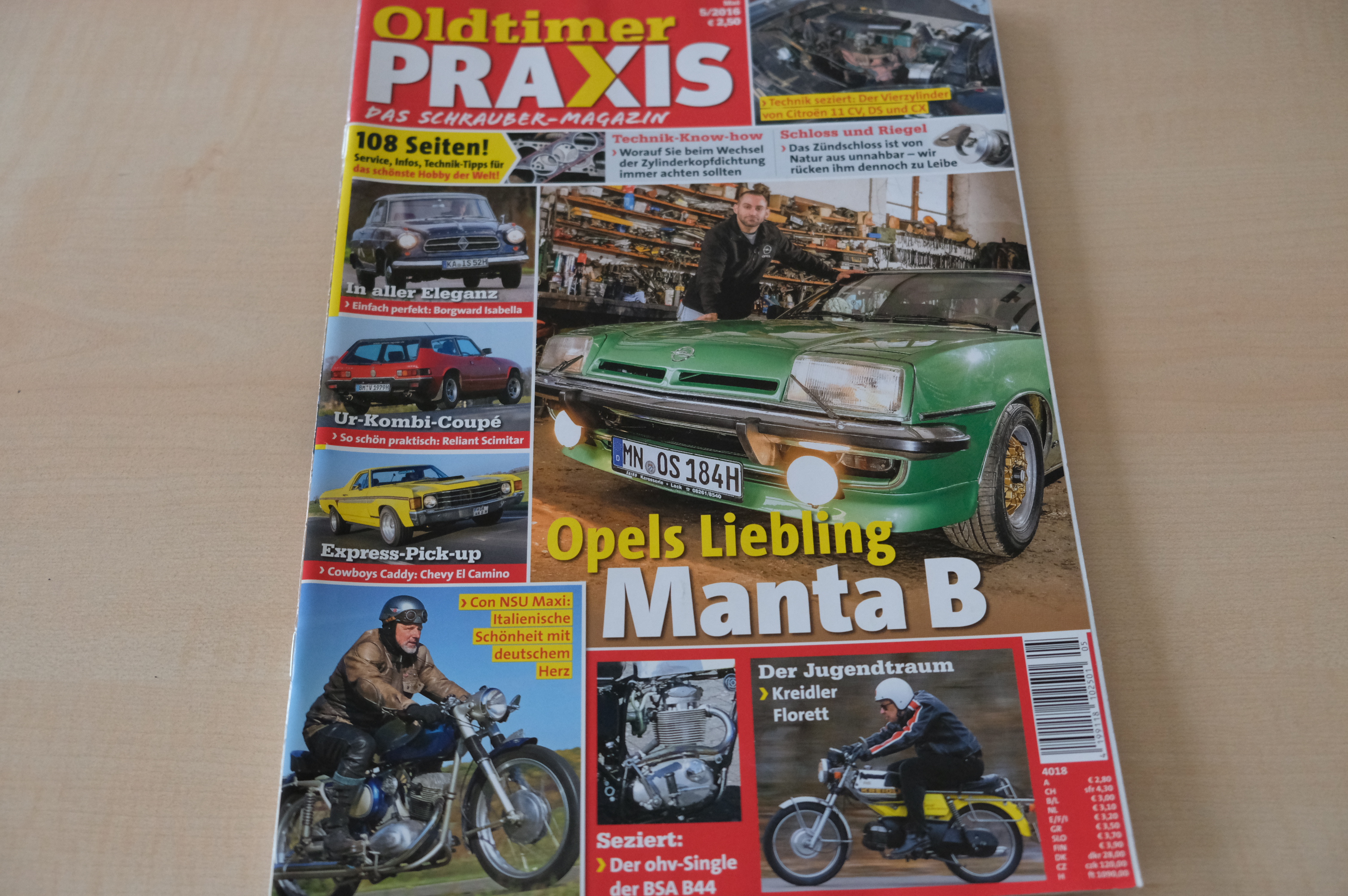 Deckblatt Oldtimer Praxis (05/2016)